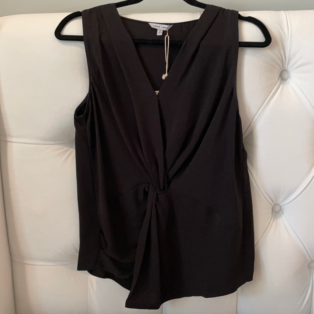 Naked Zebra Black Top.